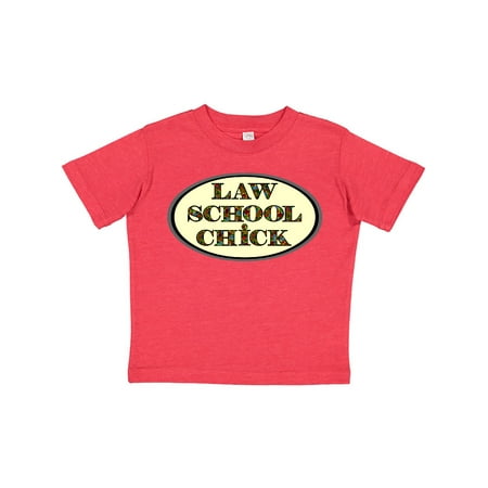 

Inktastic Law School Chick Heart Text Gift Toddler Toddler Girl T-Shirt