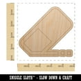 thumbnail image 2 of Flat Eraser Icon Homework School Wood Shape Unfinished Piece Cutout Craft DIY Projects - 4.70 Inch Size - 1/4 Inch Thick, 2 of 7