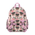 thumbnail image 3 of Pet-themed backpack with puppy and paw motifs, lightweight backpack, practical backpack for school or gifting, 3 of 6