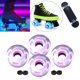 thumbnail image 5 of 4 piezas de patines de ruedas accesorios de patineta flash LED para patinaje de Rosado Sunnimix Rodillo de patines, 5 of 8