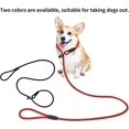 thumbnail image 5 of 2pcs Dog Leash Rope,nylon Dog Leash,soft Strong Rope,dog Training Leash(black+red), 5 of 5