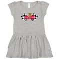 thumbnail image 3 of Inktastic Race Car Racing Bear Animal Girls Toddler Dress, 3 of 5