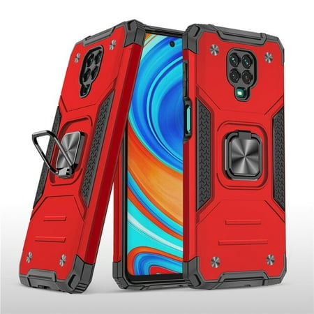 For Xiaomi Redmi 8 8A 9 9 Prime 9A 9C Note 8 9 Pro Xiaomi Note 10 Lite Adsorption Case Fitted Case With Finger Ring Case Cover