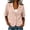 Pink, variant on Women's Solid Color Cropped Blazer Jacket, Short Length Open Front Lightweight Suit Jacket, for Summer Work or Smart Casual Daily Wear Pink