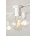 thumbnail image 2 of Commercial String Lights Commercial Globe Lights 25ft E12 White Wire LED G40 Bulbs Warm White, 2 of 2