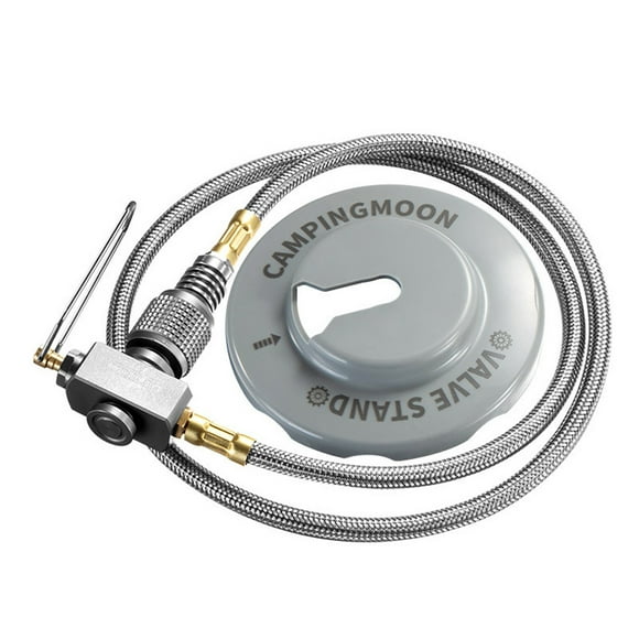 Adaptador Estufas CAMPINGMOON Adaptador de estufas de gas para camping Cable de conexión de tanques CAMPINGMOON Adaptador Estufas