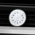 thumbnail image 2 of JilgTeok 2 Packs Mini Car Clock Stick On Dashboard Luminous Car Vent Analog Clocks Small Pocket Clock for Bike Boat Motorcycle Home Vehicle, 2 of 2