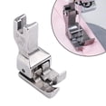 thumbnail image 1 of Guía de pie para dobladillo enrollado, resistente, accesorios para máquinas de coser industriales, herramienta para costura de tela Overlock, costura 1mm Macarena Prensatelas para coser, 1 of 8