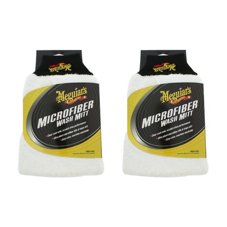 - Meguiar's X3002 Microfiber Wash Mitt (2 Pack)