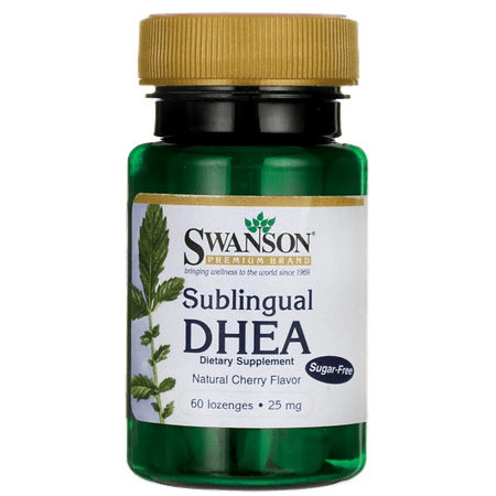 Swanson sublinguale DHEA (sans sucre) 25 mg 60 Pastilles