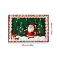 thumbnail image 2 of Horivan 1PC Christmas Kitchen Rugs and Mats Non Slip Waterproof Holiday Floor Decor for Sink Front and Entryway Festive Home Kitchen Accessories 40*60cm, 2 of 6