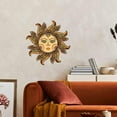 thumbnail image 4 of Boho Style Sun Wall Decal Smile Sun Wall Sticker Peel and Stick Vinyl Decals DIY Art Wall Decorations to Stick On The Wall for Living Room Bedroom Preppy Room, 4 of 7