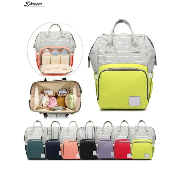 Amazon Com Diaper Bag Backpack Dokoclub Waterproof Multi Function Diaper Backpack Yellow Shoes