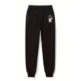 thumbnail image 4 of vokkrv Boys Sweatpants Fleece Athletic Workout Kids Clothes Boys Joggers with Zipper Pocket and Drawstring Black 13 Years, 4 of 4