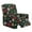 Black - Snowflake, variant on HELLHERO Santa Claus Print Couch Cover 1 Seat Sofa Recliner Set Candy Cane Print Recliner Slip Covers for Lazyboy Recliners Decorative Reclining Furniture Protectors for Christmas