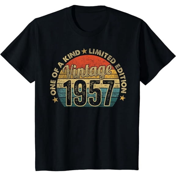 66 Years Old Vintage 1957 Limited Edition 66th Birthday T-Shirt
