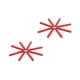 thumbnail image 2 of Juego de cojines plegables de silicona para taza 2-Pack | Posavasos de goma antideslizantes resistentes al calor | Almohadillas aislantes portátiles para mesa de café de té | Fácil limpieza | Rojo, 2 of 6