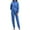 Blue, variant on Women Sweater Sets, Casual Winter Warm Turtleneck Long Sleeve Ribbed Knit Sweater Tops Jogger Pants Sets Solid Color 2 Piece Outfits Sweatshirts Sets Loungewear Black One Size