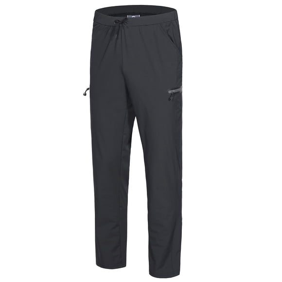 Little Donkey Andy Pantalon de Sport Ultra-Extensible Léger à Séchage Rapide pour Hommes, Noir P