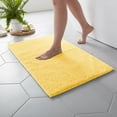 thumbnail image 1 of Alfombra de baño Martha Stewart Drylon de microfibra 43 x 61 cm, color amarillo, 1 of 4
