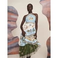 thumbnail image 2 of Women's Casual Fashion Linen Strap Multi-Layer Elegant Dress, 2 of 6