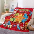 thumbnail image 1 of 3D Pokémon Blanket Plush Flannel Sofa Bed Anime Cover Blanket, 1 of 2