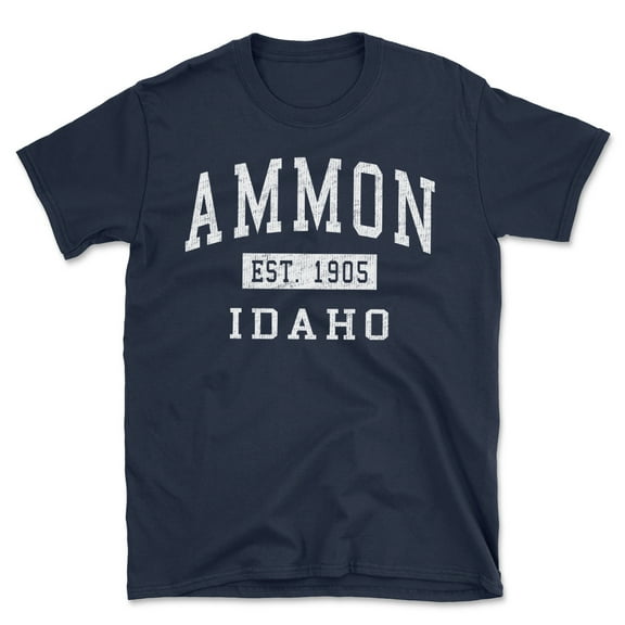 Ammon Idaho Classic Established Men's Cotton T-Shirt