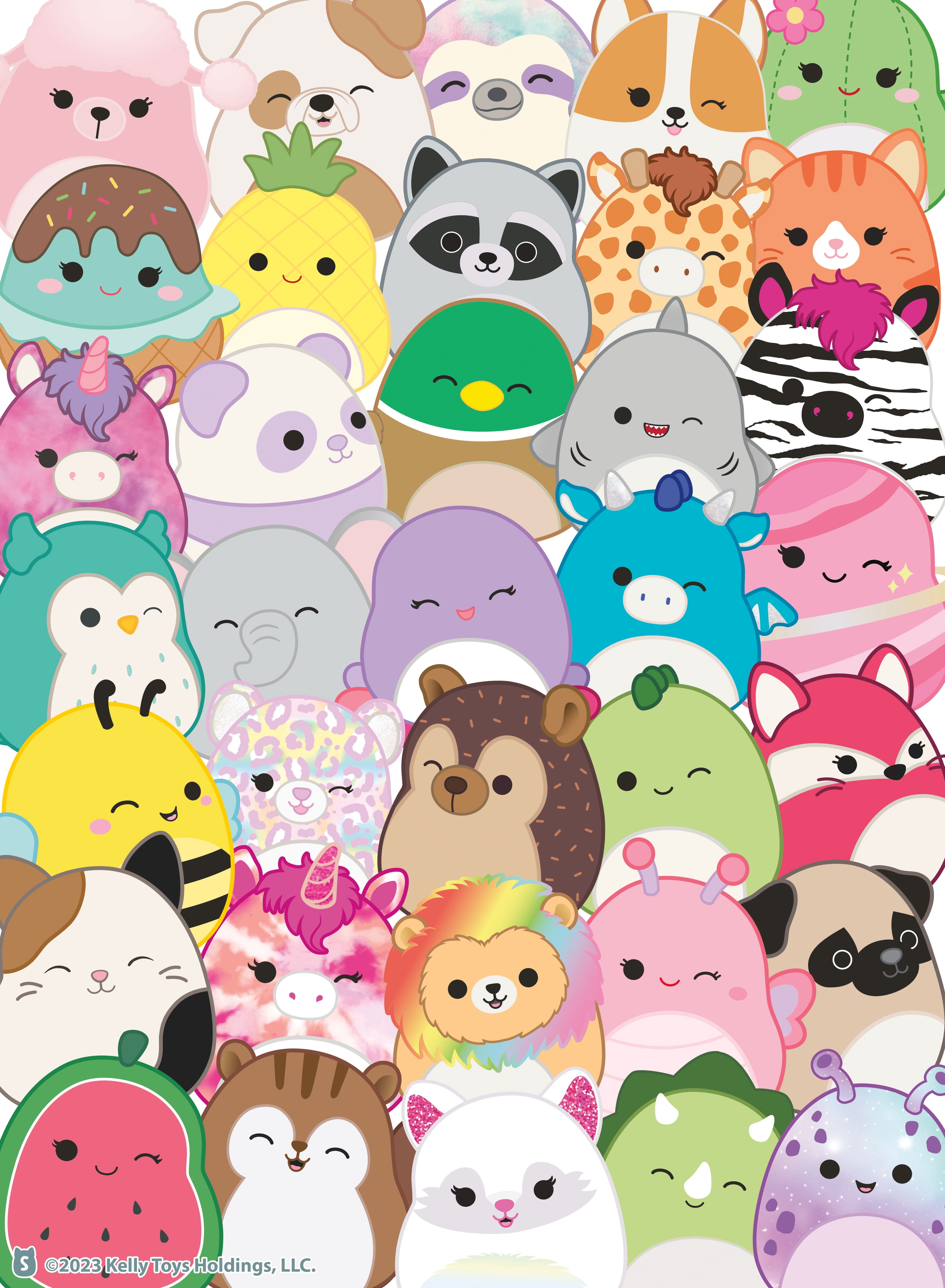 Buffalo Games 100-Piece Squishmallow Buddies Kids Interlocking Jigsaw Puzzle