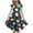 Multicolor C, variant on Girls Flutter Sleeve Dress Crew Neck Easter Egg Print Tiered Ruffle Hem Casual Summer Dresses for Teens Multicolor Size 12-13 Years
