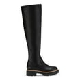 thumbnail image 2 of SUN STONE Womens Black Comfort Jacksonn Round Toe Block Heel Zip-Up Riding Boot 8 M, 2 of 4