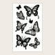 thumbnail image 1 of Sexy Black and White Butterfly Tattoo Stickers for Arm and Clavicle - Long-Lasting and Easy to Apply, 1 of 4
