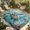 Teal Green, variant on Coastal Sea Turtle Outdoor Rug for Patio/Deck/Porch, Non-Slip Large Area Rug 5 x 7 Ft, Nautical Beach Starfish Coral Teal Indoor Outdoor Rugs Washable Area Rugs, Reversible Camping Rug Carpet Runner