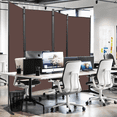 thumbnail image 4 of Room Divider Portable Room Dividers and Folding Privacy Screens, 88'' W Fabric Divider for Room Separation, 4 Panel Partition Room Dividers Freestanding Wall Divider Screen for Dorm Studio Office., 4 of 7