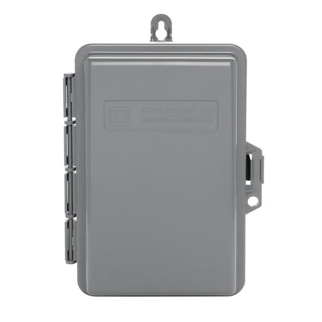 Square D 3009073 6.54 x 4 in. 60A 120240V 2 Space 4 Circuits Plugon