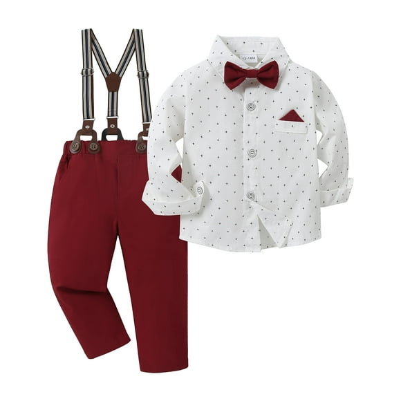 Disaur, disaur, disfraz de boda para niño pequeño, pajarita con tirantes, 12 a 18 m