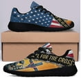 thumbnail image 3 of Memorial Day Stnd For The Veteran ChriStan Cross Memorial America Shoes Sneakers Black Size 3.5, 3 of 7