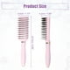 thumbnail image 3 of Unique Bargains Vent Hair Brush Cepillo para desenredar para Mujeres y Hombres Cepillo de Viaje para Cabello húmedo para Rizado Recto Ondulado Rosa, 3 of 7