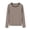 Coffee, variant on Women's Striped Undershirt Crew Neck Long Sleeve Base Casual Pajama Tops
