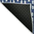 thumbnail image 3 of Addison Rugs Chantille Indoor/Outdoor Transitional Geometric Navy Washable Rectangle Rug, 3' x 5', 3 of 6