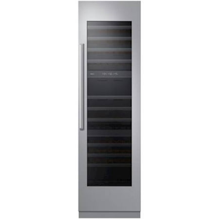 Dacor - Modernist Collection 24  Front Panel Kit for Select Integrated Wine Cellars - Silver Stainless Steel