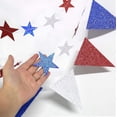 thumbnail image 3 of Star Garland Banner Streamers Red White and Blue, Patriotic Decorations for 4th of July, Independence Day, Labor Day, Veterans Day, Memorial Day, 3 of 5
