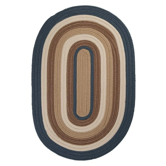 BN59R060X096 Brooklyn - Blue Haze 5x8 Rug, 100% Polypropylene - Oval.