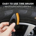 thumbnail image 6 of Mdesiwest Tire Dressing Brush Fine Synthetic Fiber Car Tire Detailing Brush with Ergonomic Handle Auto Wash Tire Cleaner High Density Portable Car Supplies, 6 of 8