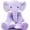 Purple, variant on MaoGoLan 19.7'' Giant Elephant Stuffed Animal Large Elephant Plush Toy