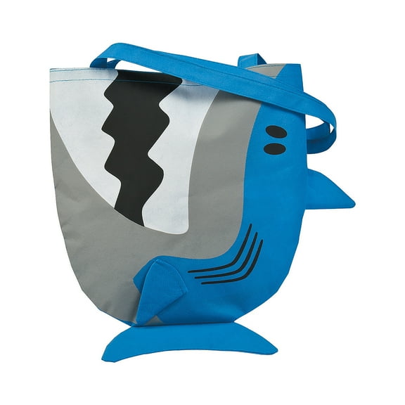 Shark Tote Bag - Favor Bagss - 12 Pieces