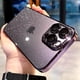 thumbnail image 2 of Funda de teléfono con purpurina galvanizada de lujo para iPhone 11, 12, 13, 14, 15 Pro Max Plus, Ultra transparente, a prueba de golpes, 2 of 4