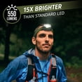 thumbnail image 3 of Energizer Vision Ultra HD LED Headlamp, Bright 550 Lumens, for Camping, Running, Jogging, Hunting, Hiking, Reading and Tactical Use, 3 AAA Batteries Included, 3 of 8