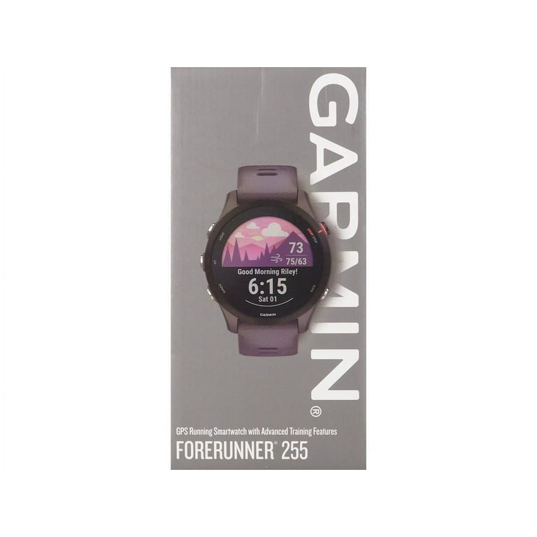 Garmin Forerunner 255 GPS Running Watch - slate grey