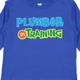 thumbnail image 4 of Inktastic Plumber in Training Boys or Girls Long Sleeve Toddler T-Shirt, 4 of 5