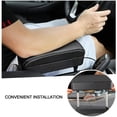 thumbnail image 4 of Auto Car Armrest Extender Support Elbow & Forearm Arm Wrist Rest Support Adjustable Height Comfort Pad Universal Fit for Most Car Models Center Console (White with Organize), 4 of 5